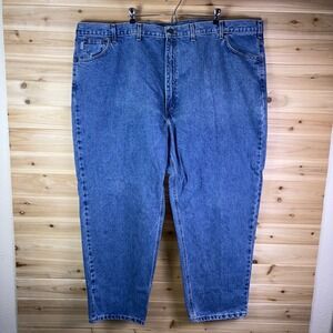 NEW Carhartt Jeans Mens 54x30 Relaxed Fit Tapered Leg Denim Blue Jeans
